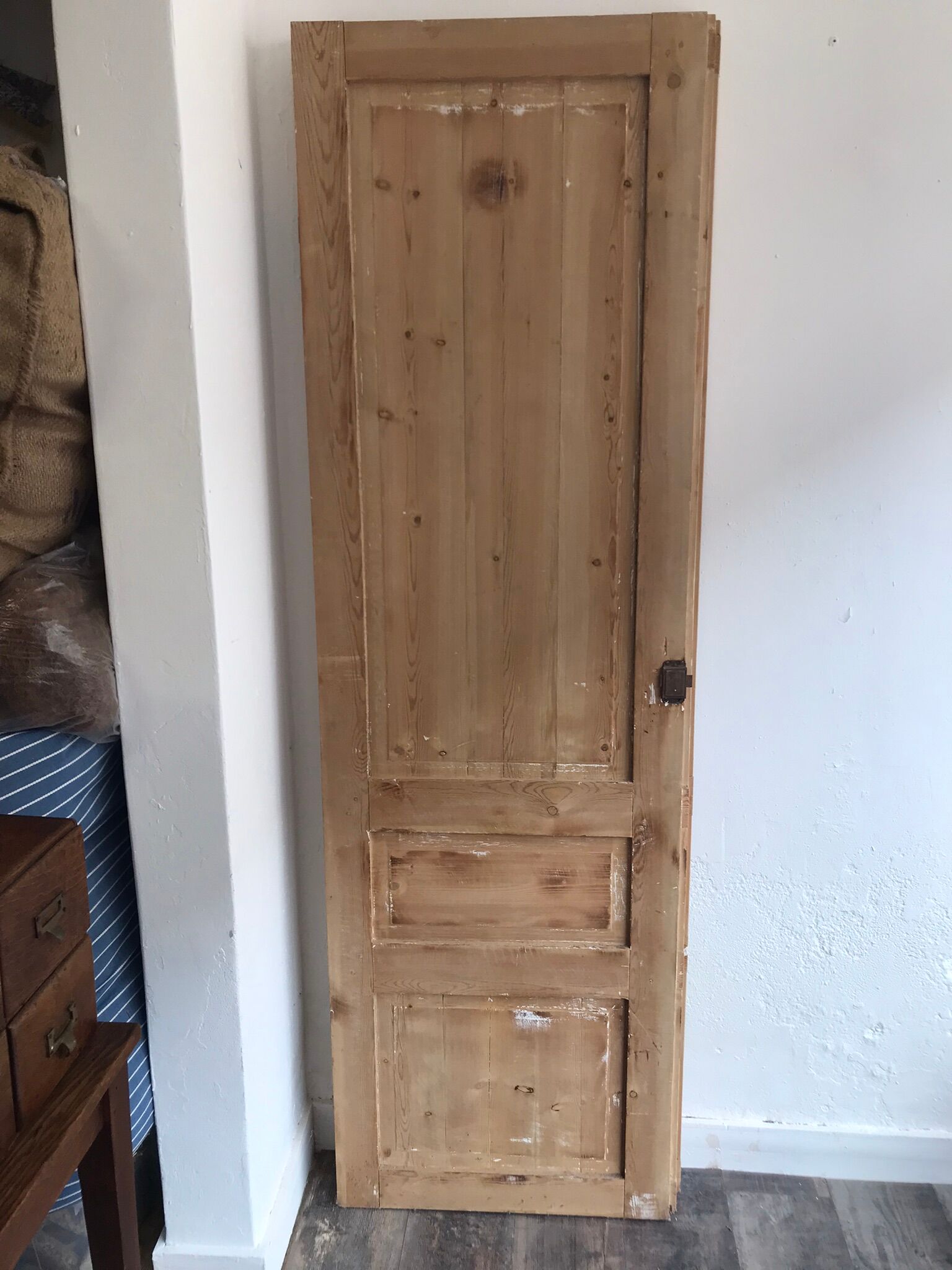 Pair of old XIX pine doors