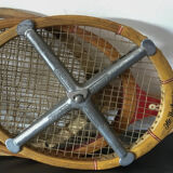3 Vintage wooden tennis racket