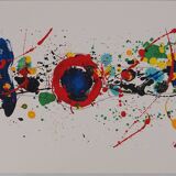 Sam francis - harmony of colors, 1992 - original lithograph