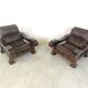Pair of Ussaro model armchairs by Luciano Frigerio, 1960s