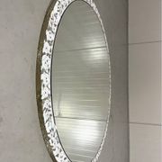 Berthold müller oerlinghausen large round mosaic mirror