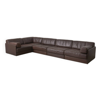 Large De Sede DS76 modular sofa, 1970s