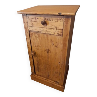 Small vintage antique bedside table