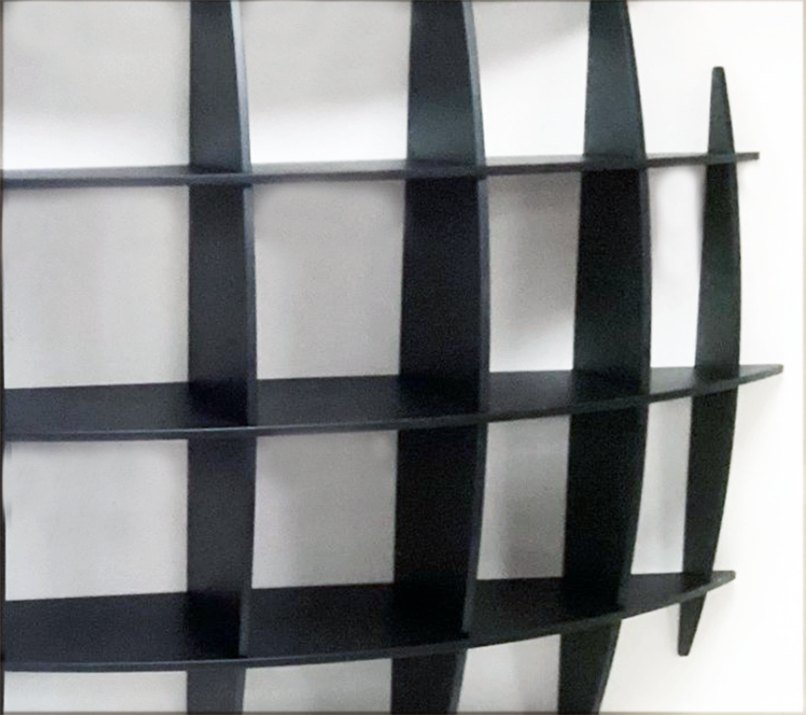 Bibliothèque Tyco par Manfredo Massironi pour Nikol International 1970