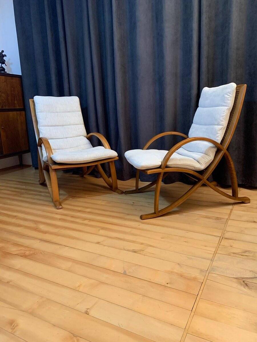 Set of German armchairs from WK Wohnen, 1970s