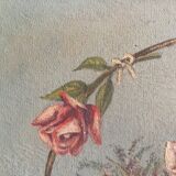 Canvas Flower basket 1940 signed