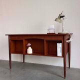 Vintage Danish free standing desk teak