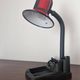 Red phase desk lamp