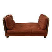 Banquette méridienne art déco depliable