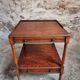 Table d’appoint vintage en acajou – France, années 50/60