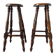 Paire de tabouret de bar vintage