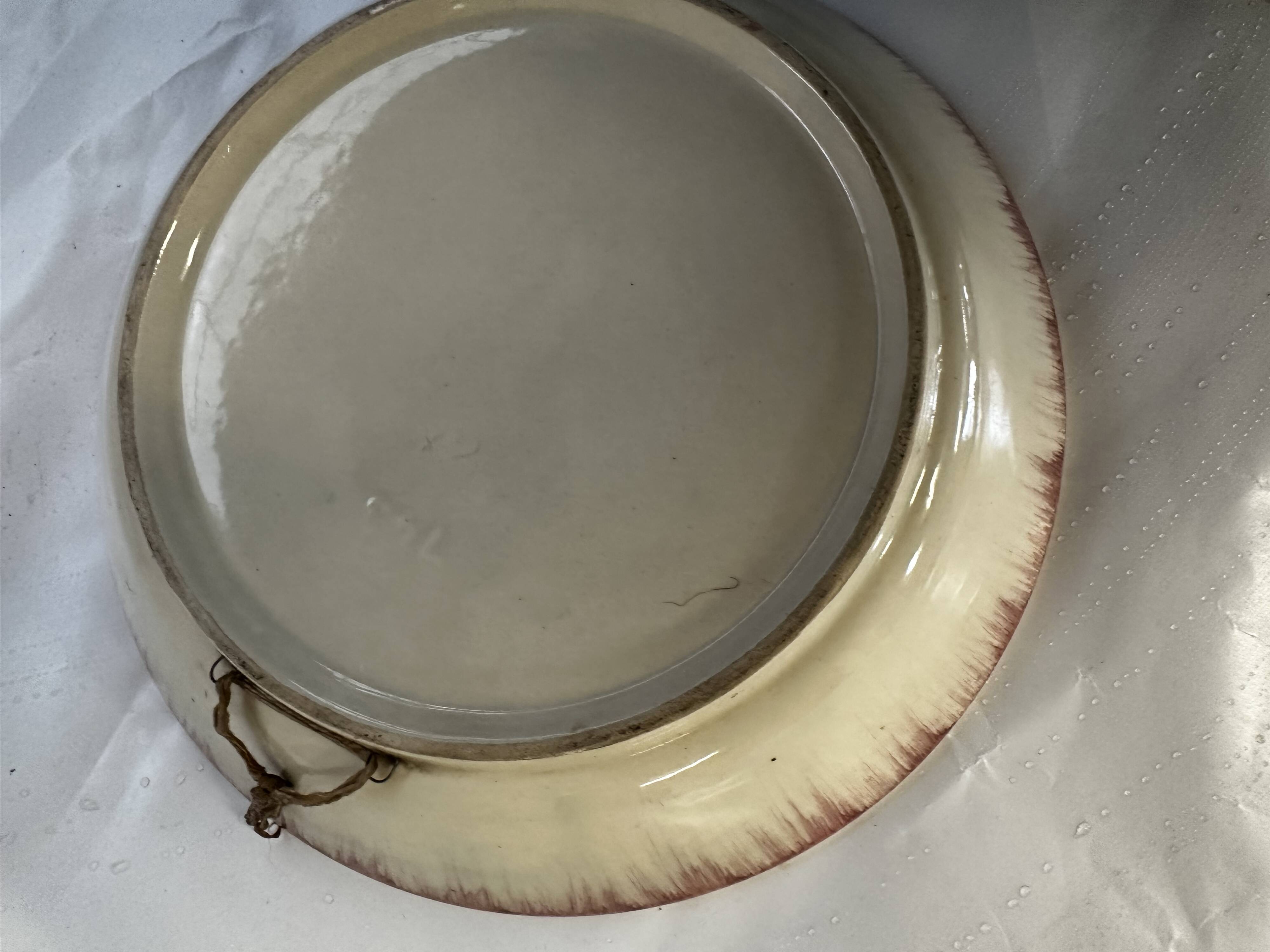 Ceramic and enamel dish with floral decoration by Hubert Béquet