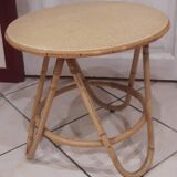 Vintage rattan coffee table