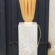 Lamp Georgia Jacob Ophélie and its marble column