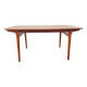 Extendable table 2 Scandinavian teak extensions 165/207/249 x 91cm vintage an60