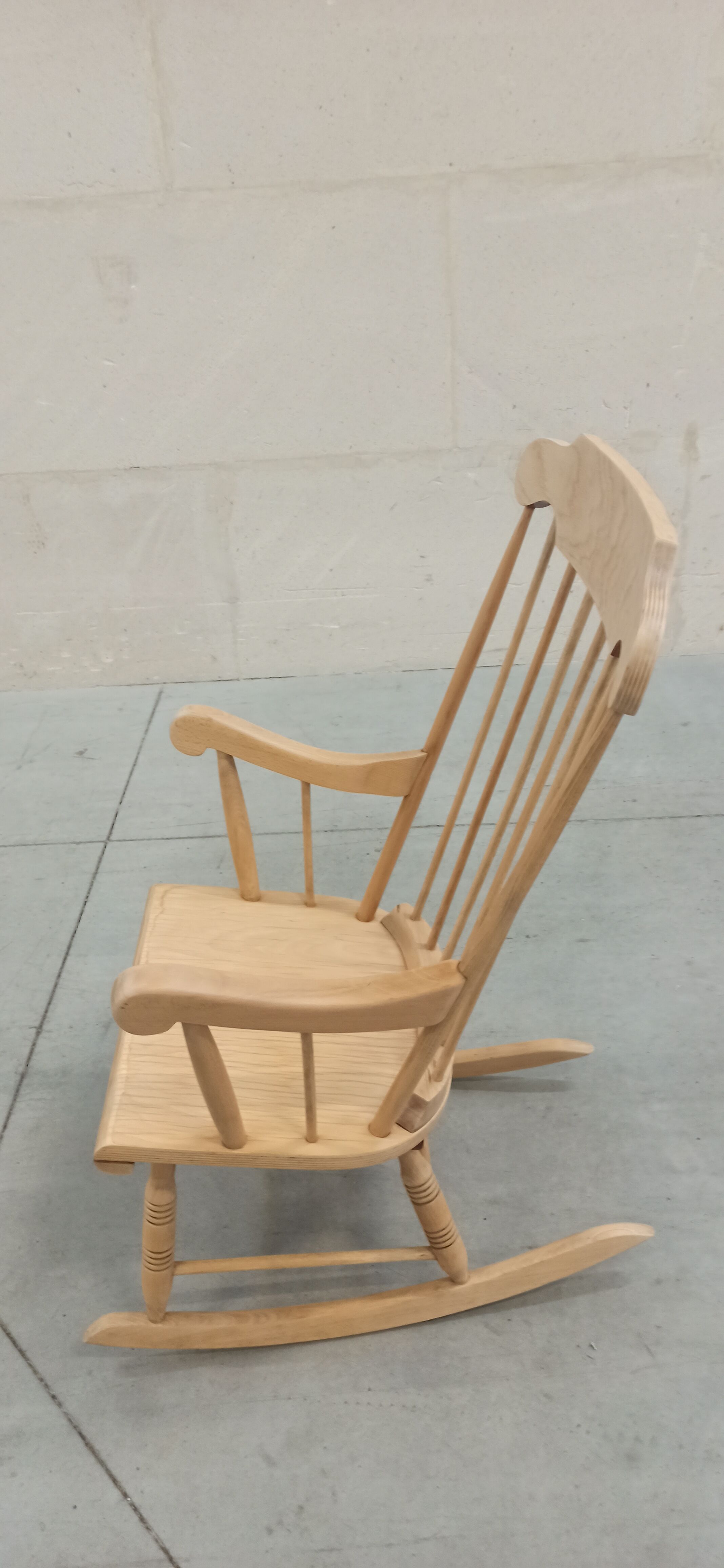 Wooden rocking chair 60's