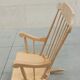 Wooden rocking chair 60's