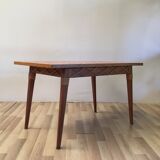 Ceramic and rattan dining table