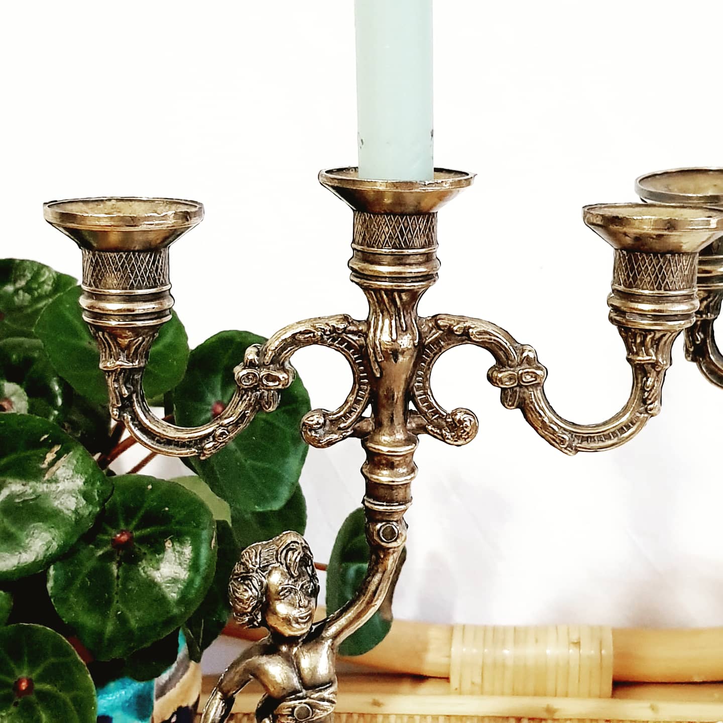 Chandeliers in golden regulated angels