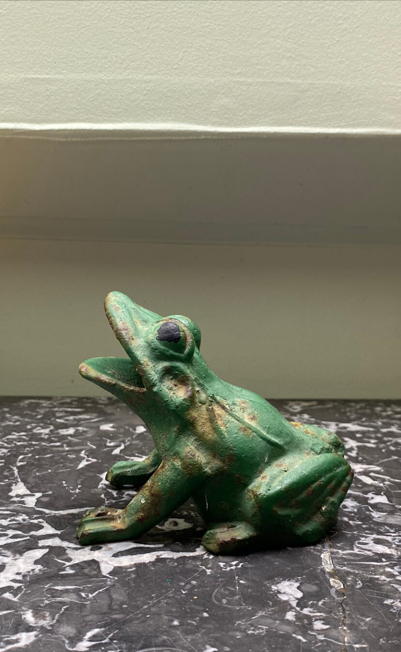 Cast iron frog