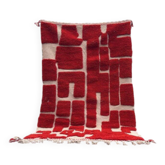 Beni Ouraine rug from Oued Zam, handmade in the traditional style, size 140 x 250 cm