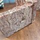 Antique pink marble bookends – Vintage Art Deco pair