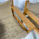 '70s set of 2 pine & canvas lounge chairs by Erik Wørts for IKEA