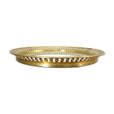 Mirror tray in gilded brass Durinox Oxydor Paris 1950 1960