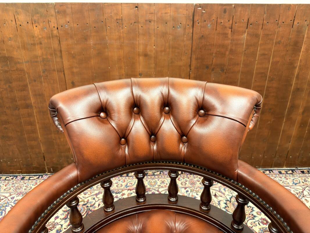 Classic English Chesterfield Chair