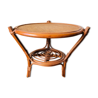 Rattan coffee table from 1960