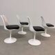 4 chaises pivotantes Eero Saarinen par Knoll