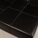 Table basse avec base en cuir de pecari par Tito Agnoli pour Caleido, 1970