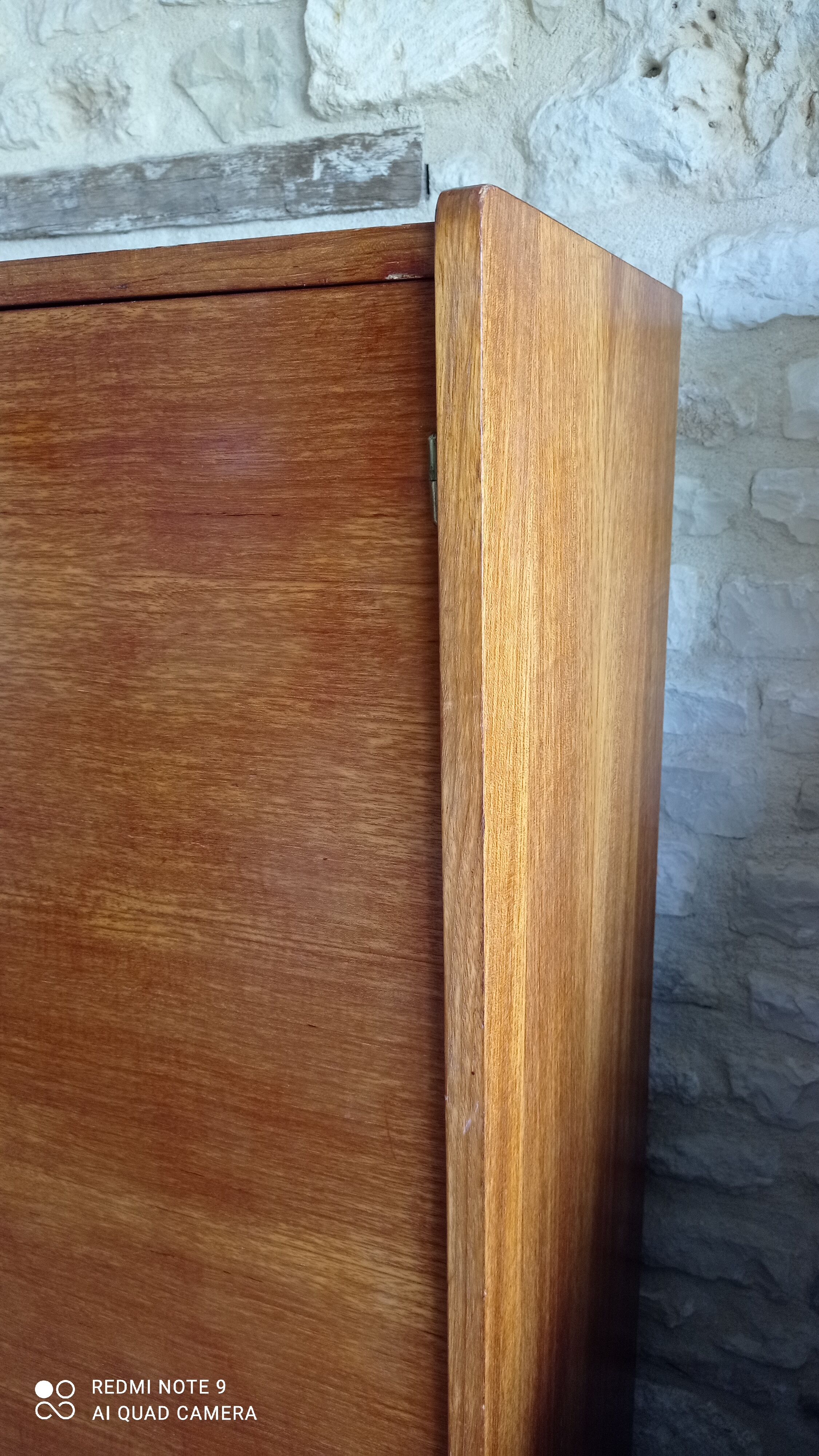 Multifunction teak cabinet