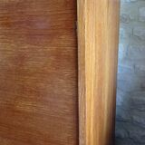 Multifunction teak cabinet