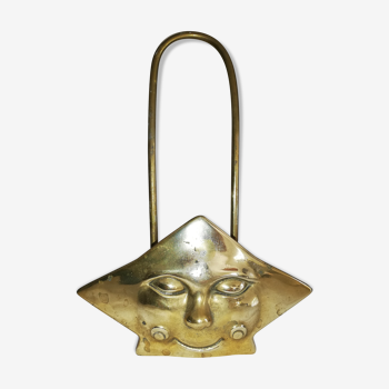 Brass letter holder