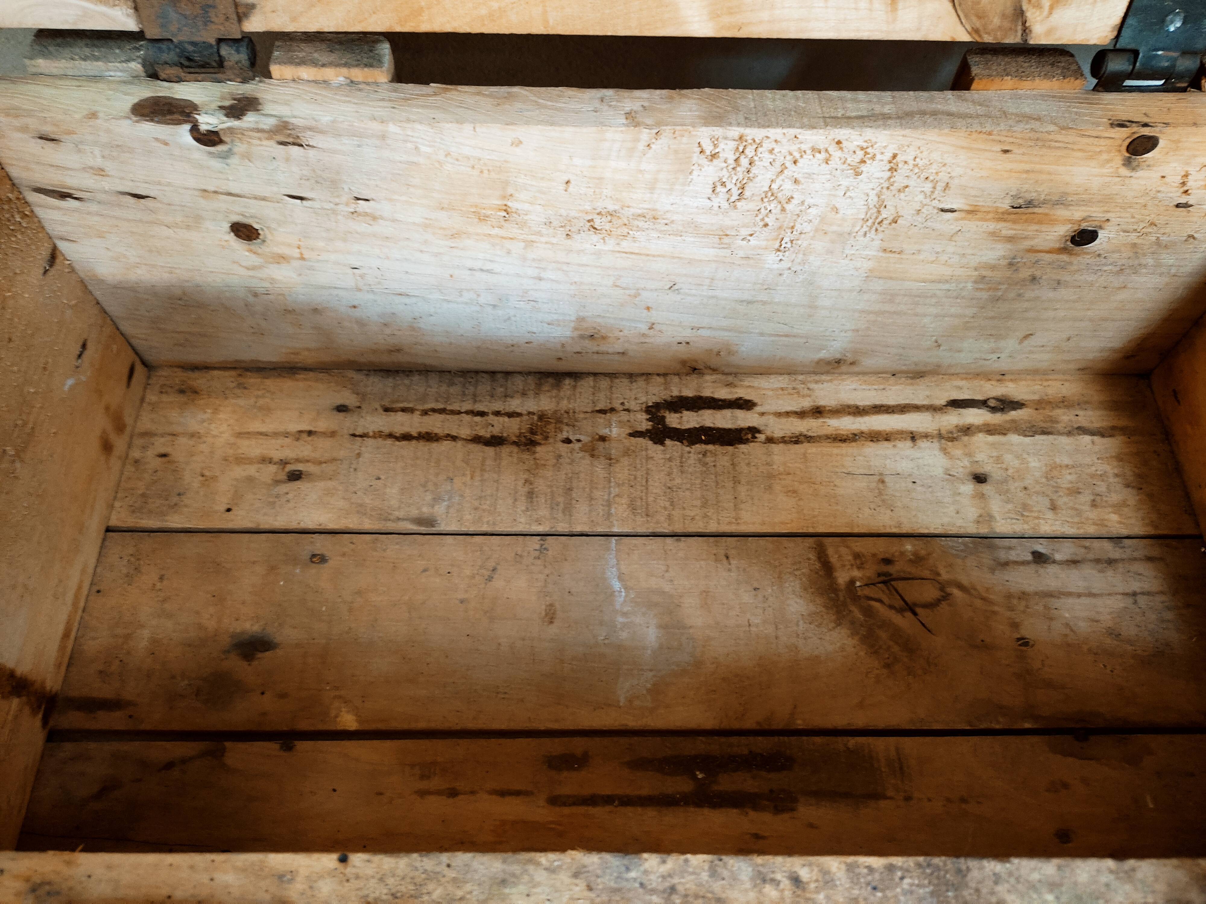 Solid oak ammunition box