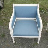 Pair of shepherdess armchairs