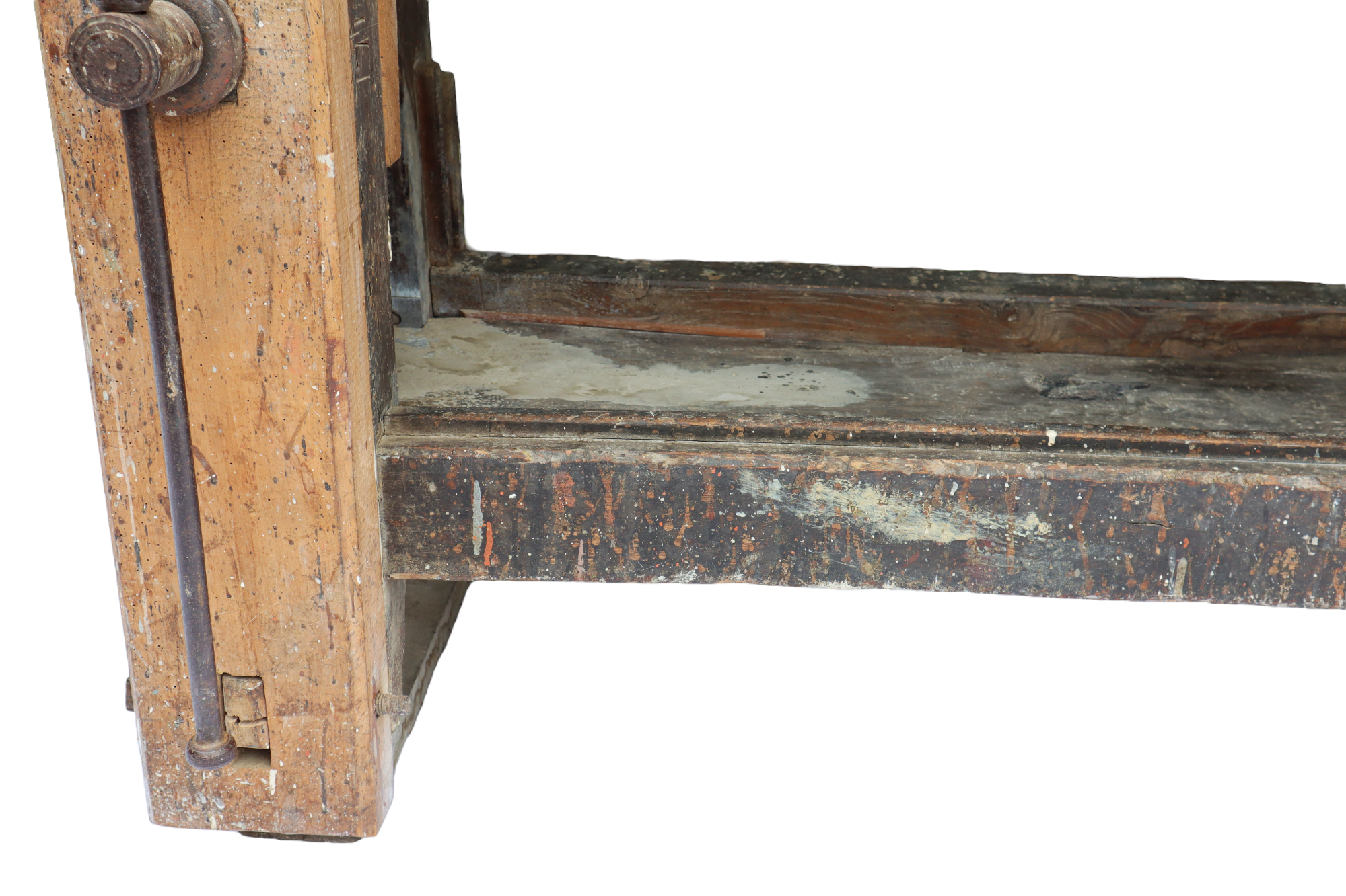 Wooden workbench xxl industrial character welder weathered 251cm