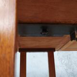 Scandinavian beech drop-leaf table