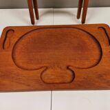 Cutting table in solid teak, from ESA teak Denmark, 1960-1970.