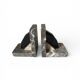 Pair of Art Deco marble and onyx bookends