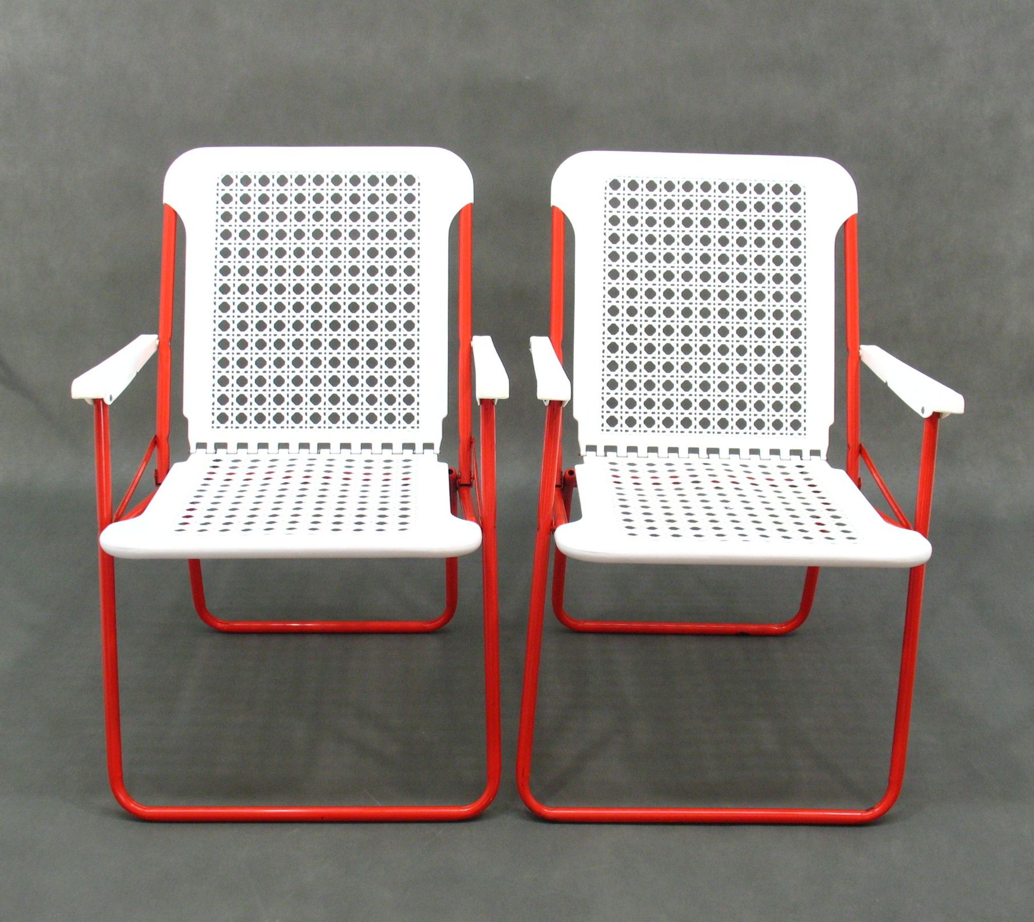 2 Italian folding chairs from Grand Soleil, 1980s