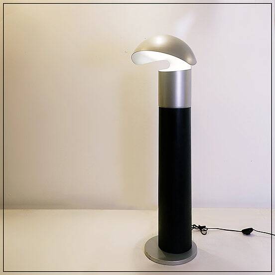 Metal Lacquered Floor Lamp Franco Buzzi Ceriani style - 1970s