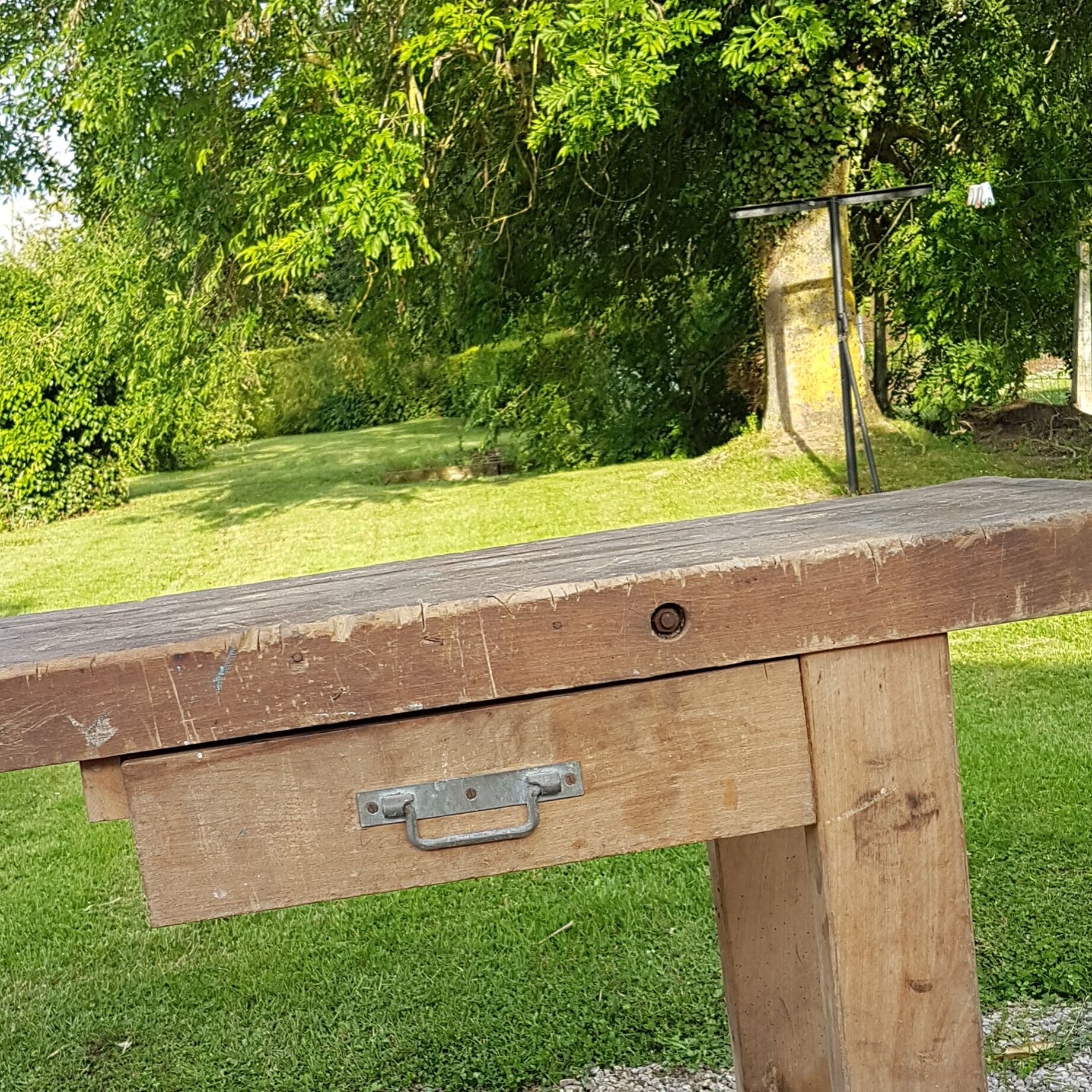 Former carpenter's workbench 2 meters