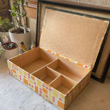 Sewing box in vintage fabrics