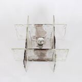 Glass wall sconce designed by Carlo Nason for Kalmar, 1960s.