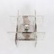 Glass wall sconce designed by Carlo Nason for Kalmar, 1960s.