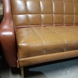 Vintage quilted sofa