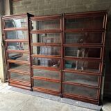 Bibliothèque 18 modules en acajou Globe Wernicke