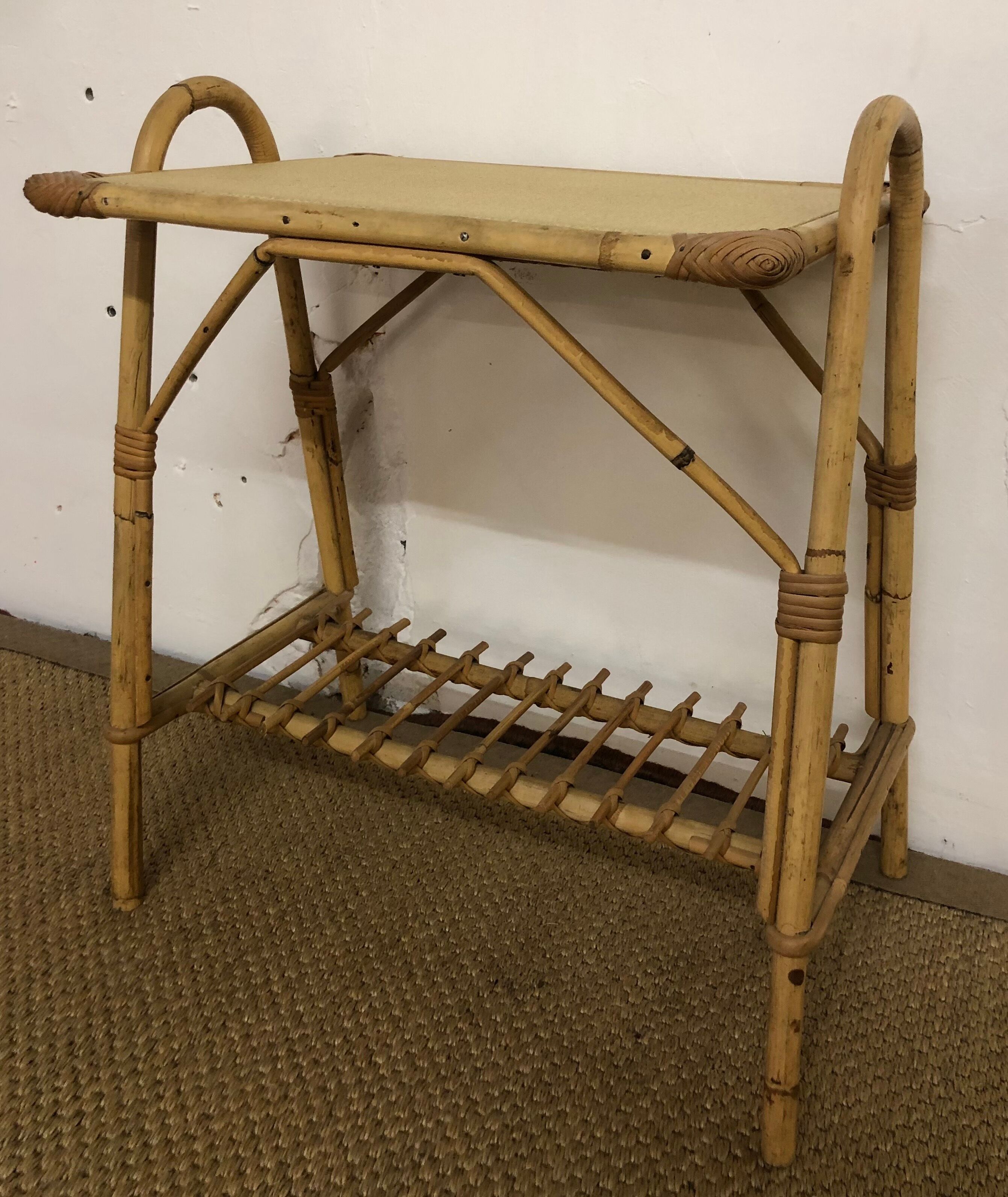 Rattan table